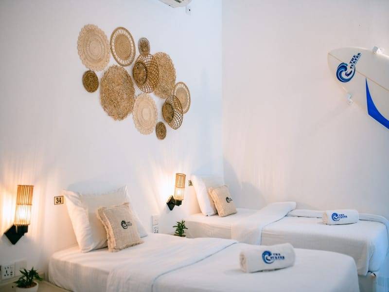 Gemischter Schlafsaal im The Surfer Beach Camp, Weligama, Sri Lanka – Foto 1