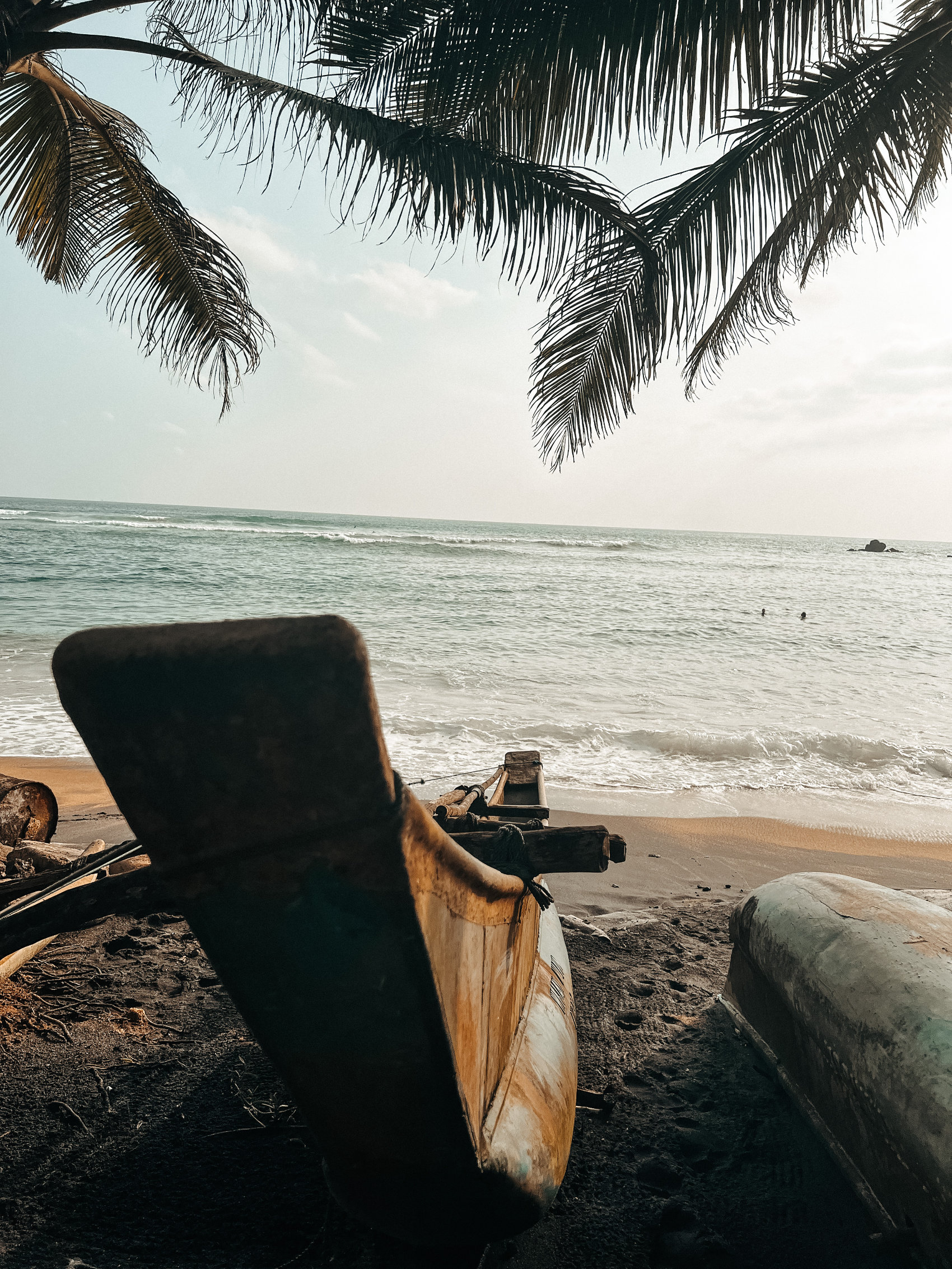 Weligama fisher boat